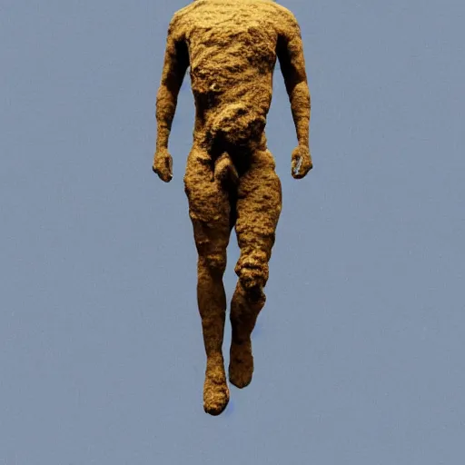 Prompt: man made out of poo hyper realistic photo