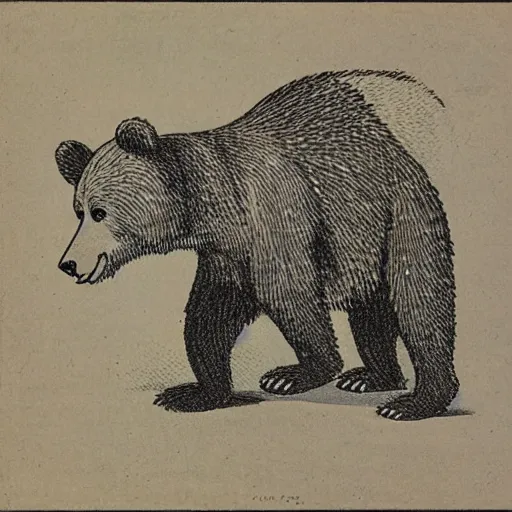 Image similar to cartoon panel of a bear falling over