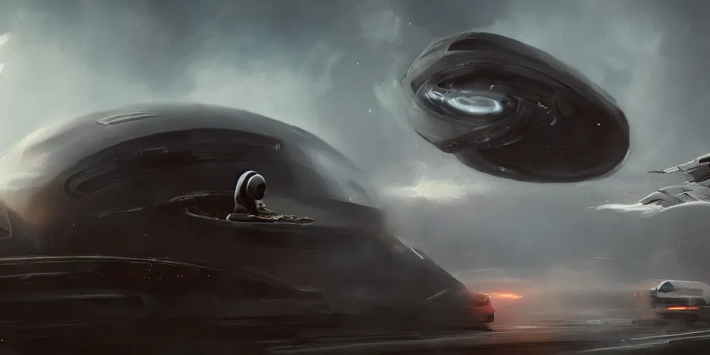 Prompt: Hyperrealistic painting of an Alien in a small spaceship passing a blunt to a Panda, cinematic lighting, smoke clouds fill the ship, by Maciej Kuciara, Johnson Ting, Maxim Verehin, Peter Konig, trending on artstation, fine details