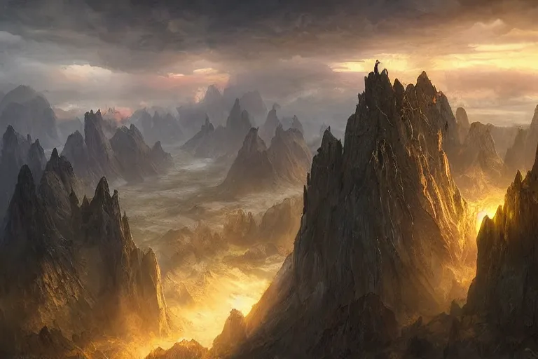 Image similar to high aerial shot, fantasy landscape, sunset lighting ominous shadows, cinematic fantasy painting, dungeons and dragons, gentle coastline by jessica rossier and brian froud