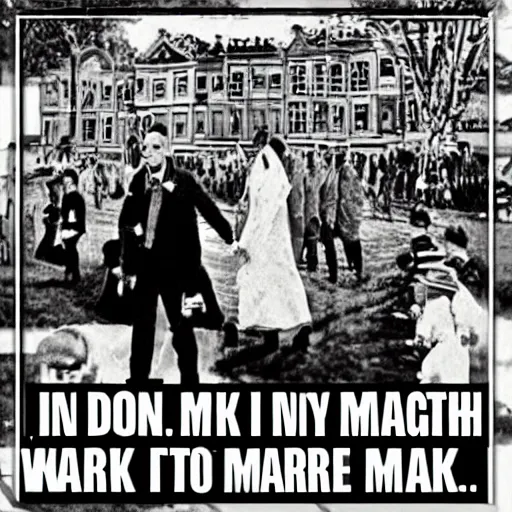 Prompt: Walk in a funeral procession, not in a marriage. Explanation: Don’t play match-maker, i.e. don’t try to arrange a marriage because you will get blamed if it doesn’t work out.