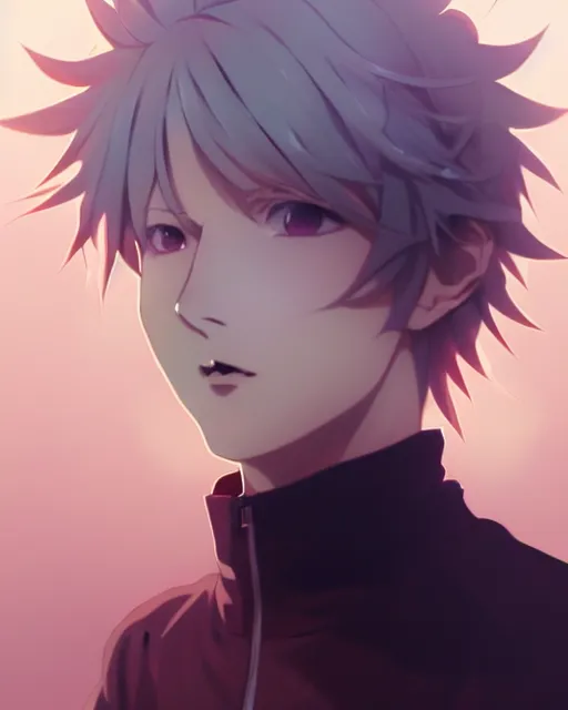 Image similar to extremely attractive soft feminine male anime character screenshot, nagito komaeda, anime, intricate, sharp focus, illustration, highly detailed, digital painting, cell shaded, concept art, matte, art by ilya kuvshinov and kyoto animation and wlop, ruan jia and greg rutkowski, studio quality, masterpiece