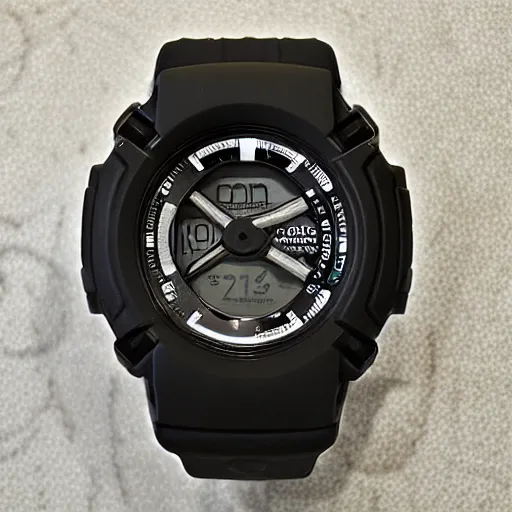 Prompt: gshock ga 2100 design by kikuo ibe