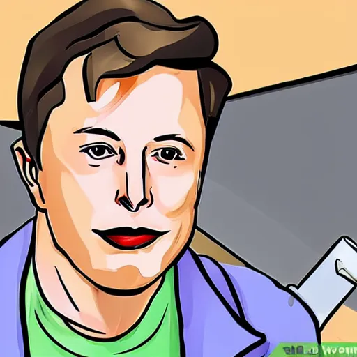 Image similar to wikihow, how to steal elon musk wallet, illustration