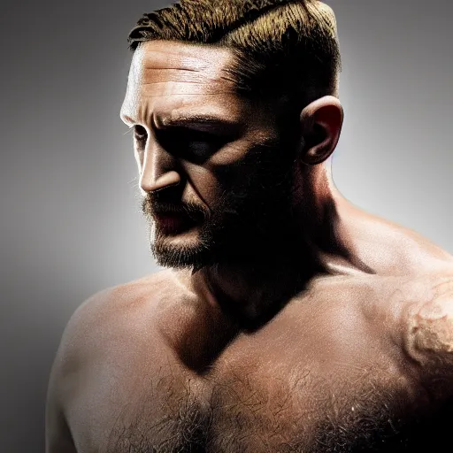 Image similar to Tom Hardy in wolverine Suit 4K quality Photorealism