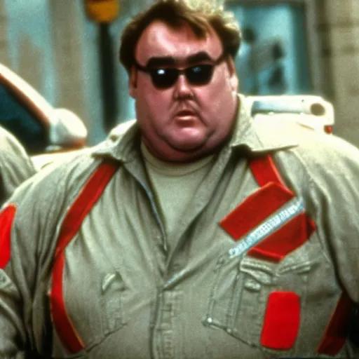Prompt: john candy in ghostbusters