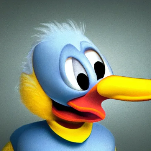 Image similar to donald duck in real life