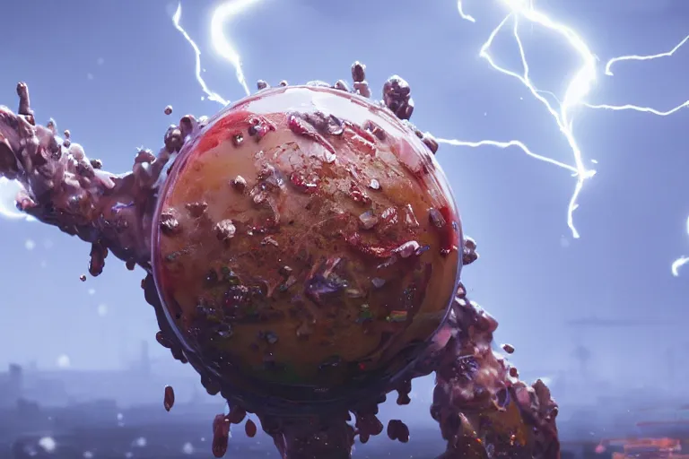 Image similar to disgusting transparent slime, biological punk, 4k, ultra details, cinematic, epic style, beautiful photo, hyper realistic, octane render, unreal engine, award winning, on artstation, volumetric lightning, masterpiece, golden hour,