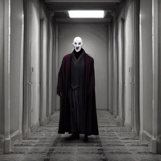 Voldemort taking a selfie in the backrooms hallway, | Stable Diffusion ...