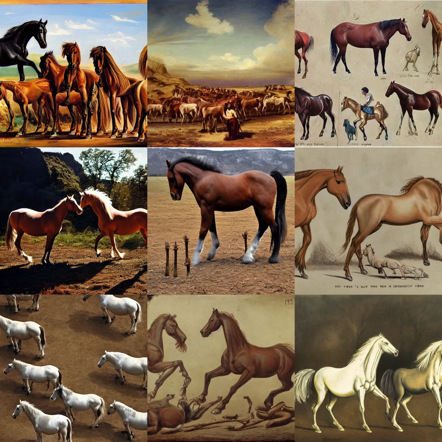 Prompt: today on how it's made : they were the they were for thousands of years. horses.