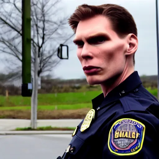 Prompt: youtuber jerma 9 8 5 being arrested by the fbi for crimes against humanity, 4 k, hyper realistic, dslr, high resolution, landscape, beautiful