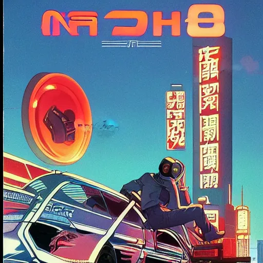Prompt: 1982 OMNI Magazine Cover Illustration of neo-Tokyo bank robbery movie, Bank Robbery, Anime, Highly Detailed, Akira Color Palette, Inspired by Cowboy_Bebop + MGS2 + FLCL, 8k :4 by Vincent Di Fate + Arc System works + Katsuhiro Otomo : 8
