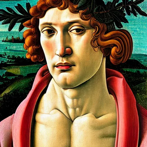 Image similar to painting of Sandro Botticelli by Sandro Botticelli, highly detailed, 8k, cinematic,