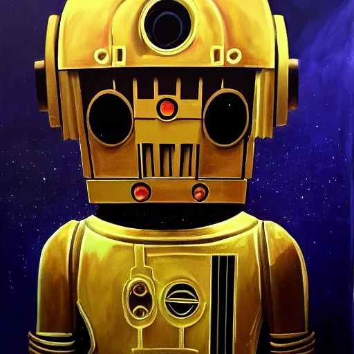 Image similar to painting of c - 3 p 0, unity engine
