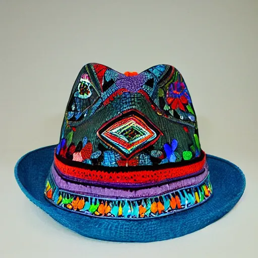 Image similar to mexican folk art fedora