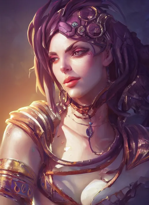 Image similar to nilah, from league of legends, au naturel, hyper detailed, arabic, digital art, trending in artstation, cinematic lighting, studio quality, smooth render, unreal engine 5 rendered, octane rendered, art style by klimt and nixeu and ian sprigger and wlop and krenz cushart