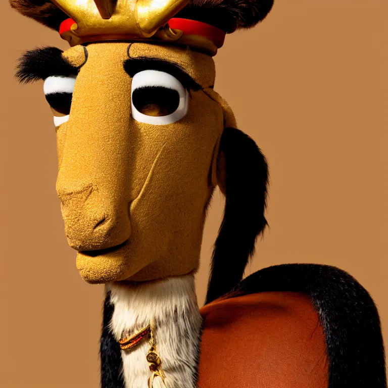 Image similar to A photo of Emperor Kuzco!!!!!!!!!!!!!!!!. Portrait! by Terry Richardson. Close-up. Low Light. 8K. UHD. Bokeh.