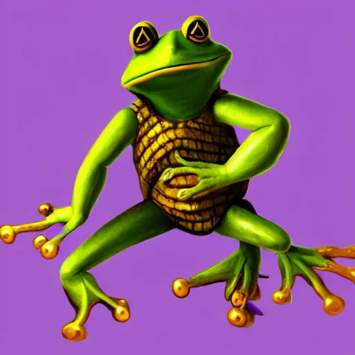 Image similar to character concept art page of a humanoid frog with a coat as an enemy in spyro the dragon video game concept art, spyro trilogy remaster concept art, playstation 1 era, activision blizzard style, 4 k resolution concept art