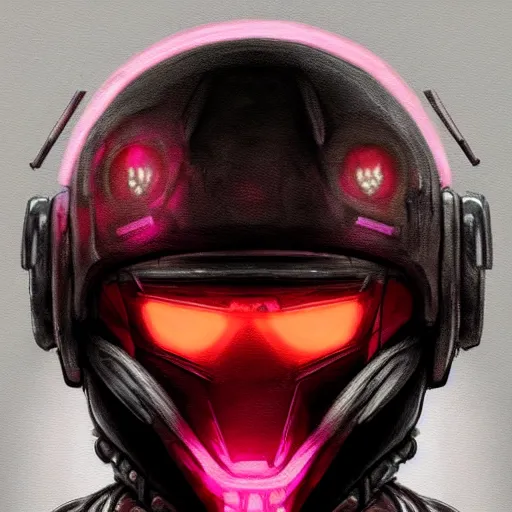 Prompt: helmet lion cyberpunk made of pink lava and fire marvel comics style, profile portrait, cyberpunk fashion, realistic shaded perfect face, fine details, very dark environment, misty atmosphere, closeup, d & d, fantasy, intricate, elegant, highly detailed, digital painting, artstation, concept art, matte, sharp focus, illustration, hearthstone