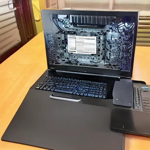 Image similar to an absolutely jacked computer