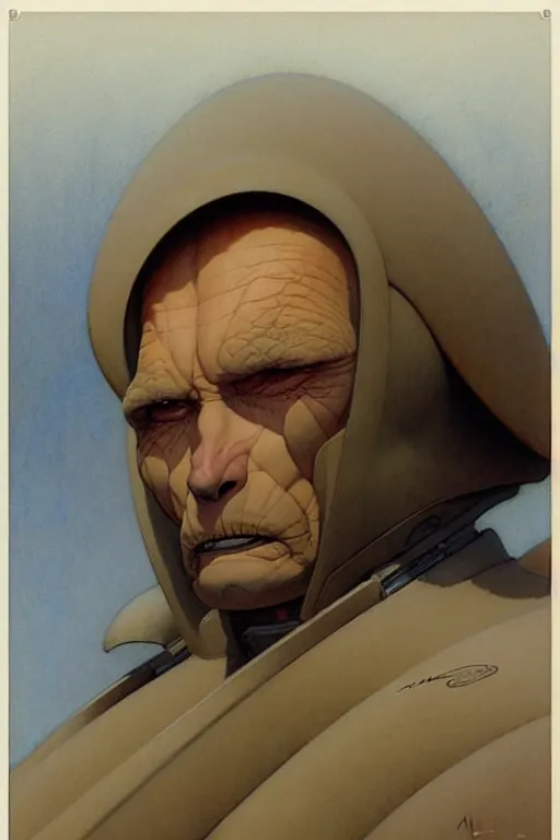 Image similar to (((((2050s Ralph Angus McQuarrie . muted colors.))))) by Jean-Baptiste Monge !!!!!!!!!!!!!!!!!!!!!!!!!!!