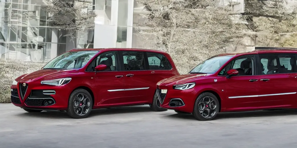 Image similar to 2022 Alfa Romeo Minivan