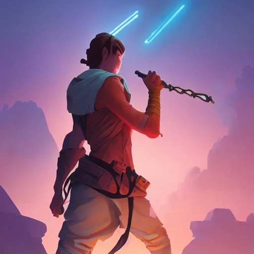 Image similar to hero world star wars, behance hd by jesper ejsing, by rhads, makoto shinkai and lois van baarle, ilya kuvshinov, rossdraws global illumination