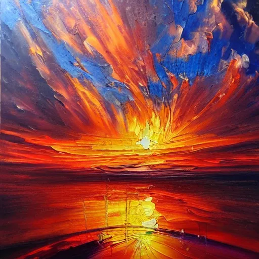 Image similar to high detailed oil painting of global dimming, dramatic, epic, award winning