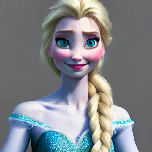 Image similar to elsa from frozen full body, hyper realistic, hyper detailed, digital art, trending in artstation, cinematic lighting, studio quality, smooth render, unreal engine 5 rendered, octane rendered, art style by klimt and nixeu and ian sprigger and wlop and krenz cushart