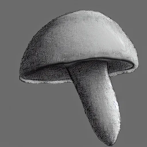 Image similar to grayscale cute void mushroom creature, pokemon, hayao miyazaki, digital art