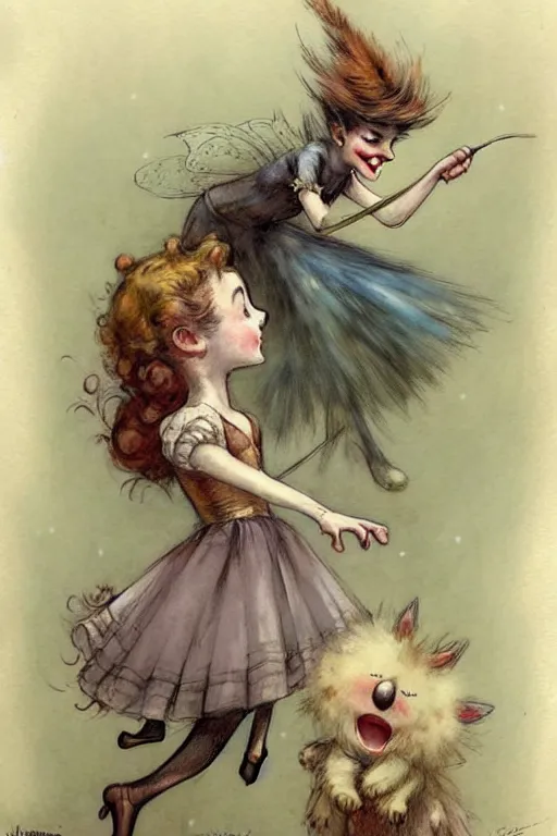 Image similar to (((((1950s fairy tale circus . muted colors.))))) by Jean-Baptiste Monge !!!!!!!!!!!!!!!!!!!!!!!!!!!