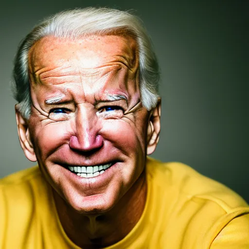 Prompt: ultrarealistic portrait of joe biden with a mullet haircut, canon eos r 3, f / 1. 4, iso 2 0 0, 1 / 1 6 0 s, 8 k, raw, unedited, symmetrical balance, in - frame