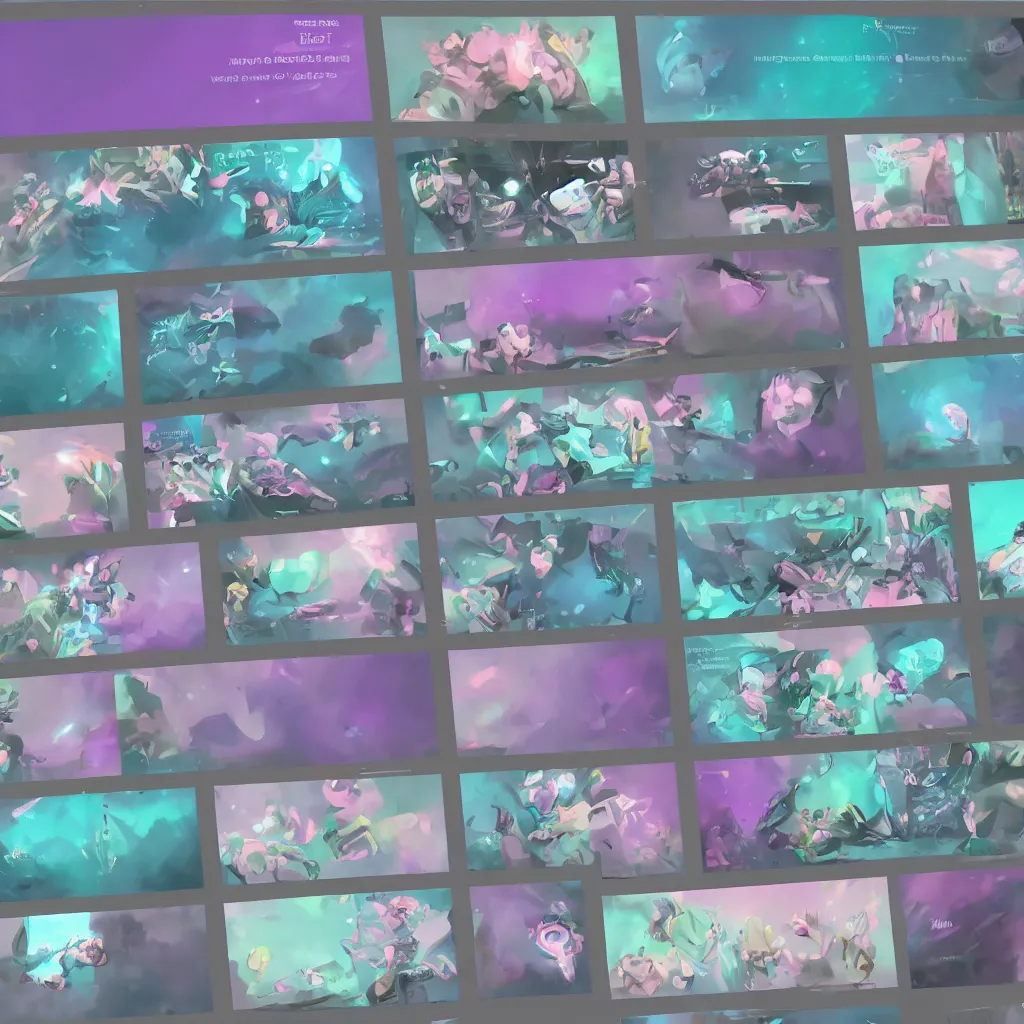 Image similar to pastel twitch panel design