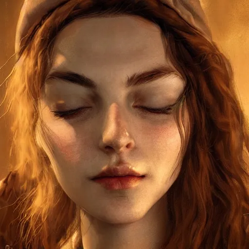 Image similar to masterpiece amazing stunning painting of a beautiful face by Anton Pieck, Artgerm ; 3d unreal engine, 4k 3d render,