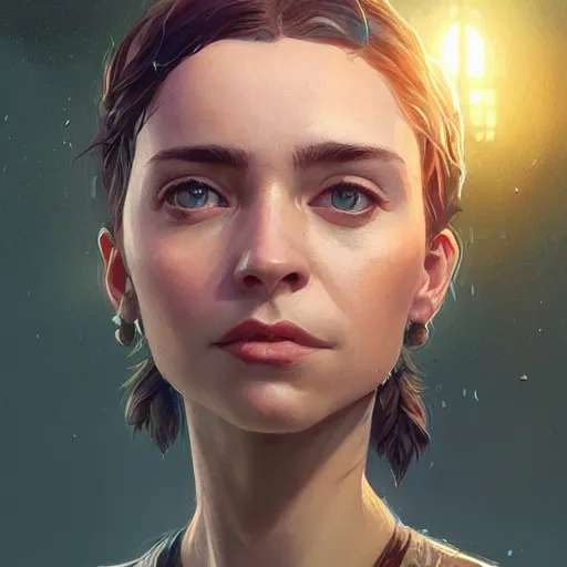 Image similar to highly detailed portrait 💃 in gta v, stephen bliss, unreal engine, fantasy art by greg rutkowski, loish, rhads, ferdinand knab, makoto shinkai and lois van baarle, ilya kuvshinov, rossdraws, tom bagshaw, global illumination, radiant light, detailed and intricate environment