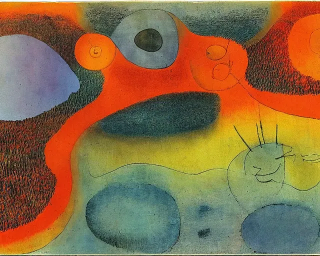 Image similar to Ocean waves in a psychedelic dream world. DMT. Curving rivers. Paul Klee. Zao Wou-ki. Yves Tanguy.