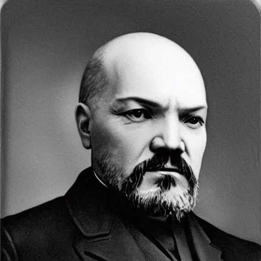 Image similar to beautiful potrait of lenin-cyborg