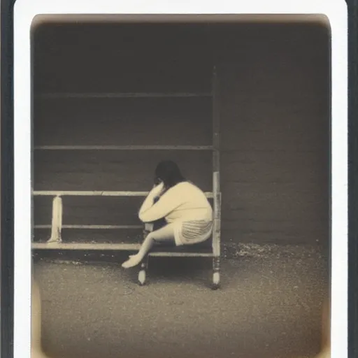 Image similar to polaroid of loneliness dream