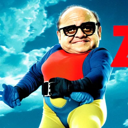 Prompt: Zero Suit Danny Devito