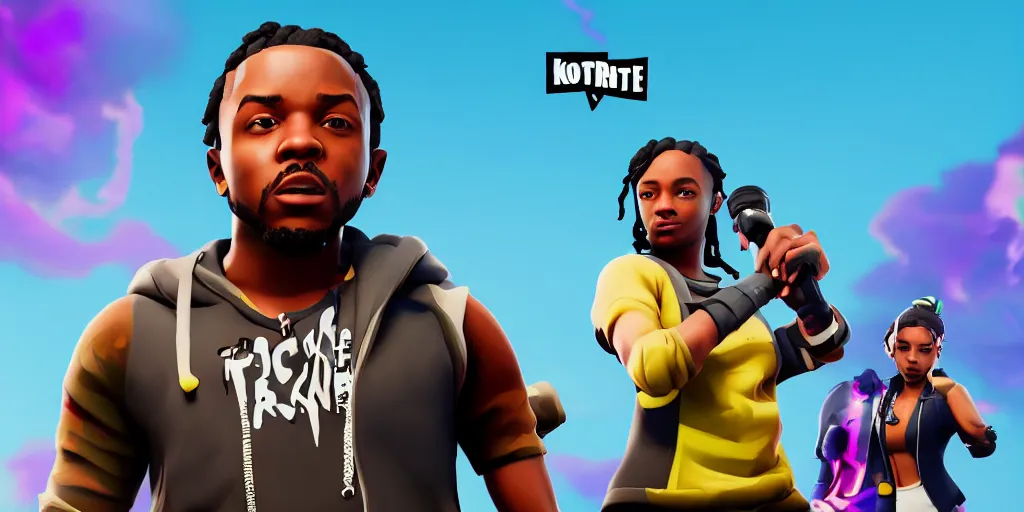 Kendrick Lamar In Fortnite Stable Diffusion