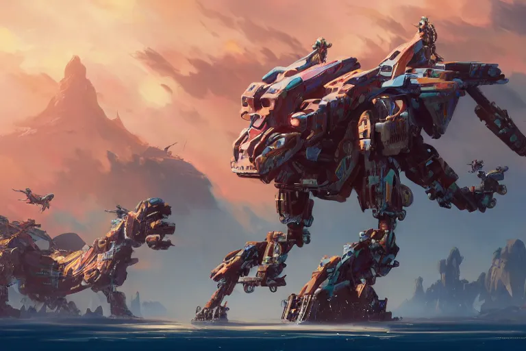 Image similar to stormbird machine mecha animal beast robot of horizon forbidden west horizon zero dawn bioluminiscence, behance hd by jesper ejsing, by rhads, makoto shinkai and lois van baarle, ilya kuvshinov, rossdraws global illumination