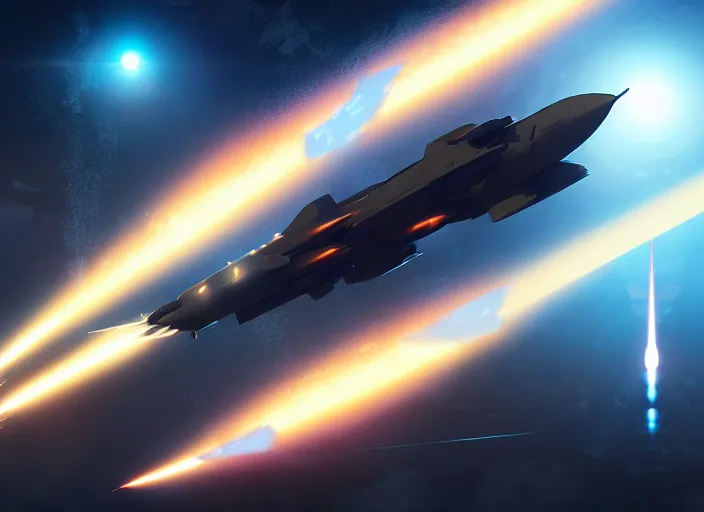 Prompt: portrait of futuristic figther jet evanding ir missile with flares, clear sky background, illustration concept art anime key visual trending pixiv fanbox by wlop and greg rutkowski and makoto shinkai and studio ghibli and kyoto animation, dcs world, tomcat geometry, symmetrical, volumetric lighting, transparent black windshield