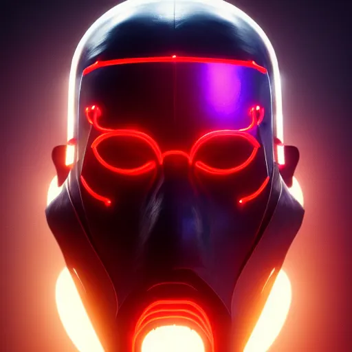 Prompt: cyberpunk mask design, character sheet, Moebius, Greg Rutkowski, Zabrocki, Karlkka, Jayison Devadas, Phuoc Quan, trending on Artstation, 8K, ultra wide angle, zenith view, pincushion lens effect.