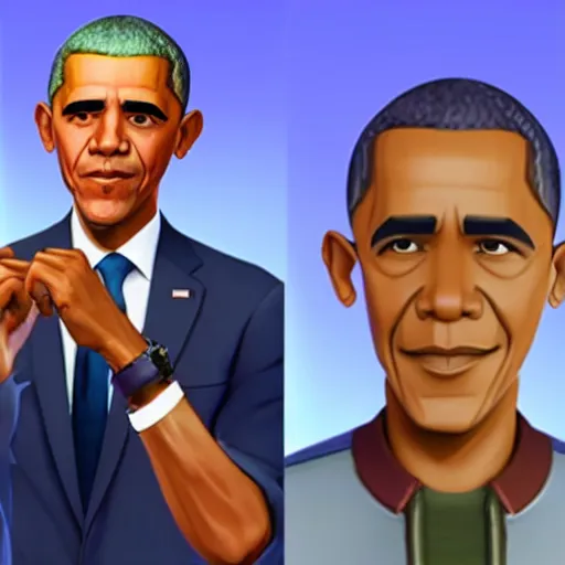 Image similar to obama in fortnite