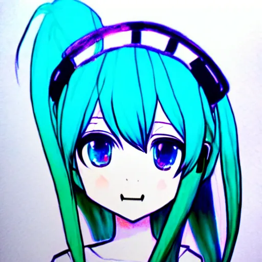 how to draw hatsune miku eyes