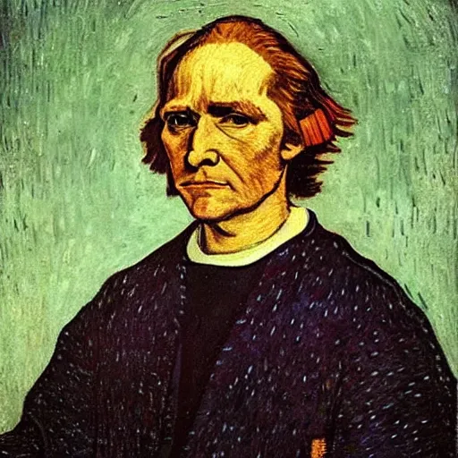 Image similar to christopher columbus portrait!!! painted by ( ( ( van gogh ) ) ), 4 k, 8 k