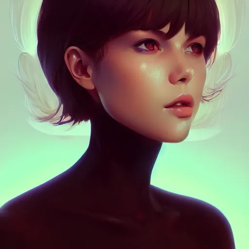 Image similar to a portrait of a beautiful angel, art by ilya kuvshinov and wlop and artgerm and josan gonzalez, digital art, highly detailed, intricate, sharp focus, trending on artstation hq, deviantart, pinterest, unreal engine 5, 4 k uhd image