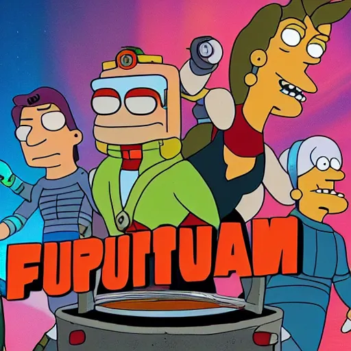 Image similar to futurama the movie