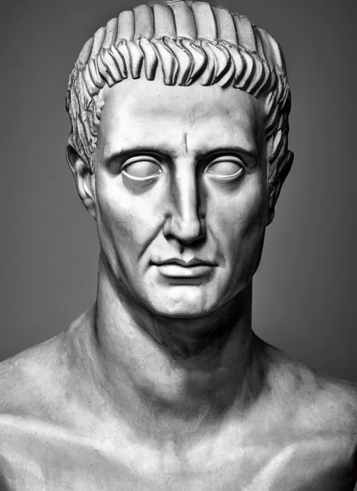 Image similar to a full portrait photo of julius caesar, f / 2 2, 3 5 mm, 2 7 0 0 k, lighting, perfect faces, award winning photography.