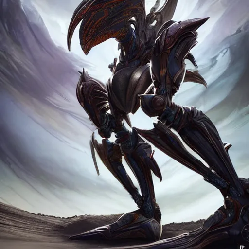 Prompt: high quality bug pov of a beautiful and stunning giant valkyr female warframe, as an anthropomorphic dragon, doing an elegant pose high above you, a giant warframe dragon foot looms over you, about to step on you, unaware of your existence, slick elegant design, sharp claws, detailed shot legs-up, highly detailed art, epic cinematic shot, realistic, professional digital art, high end digital art, furry art, DeviantArt, artstation, Furaffinity, 8k HD render, epic lighting, depth of field